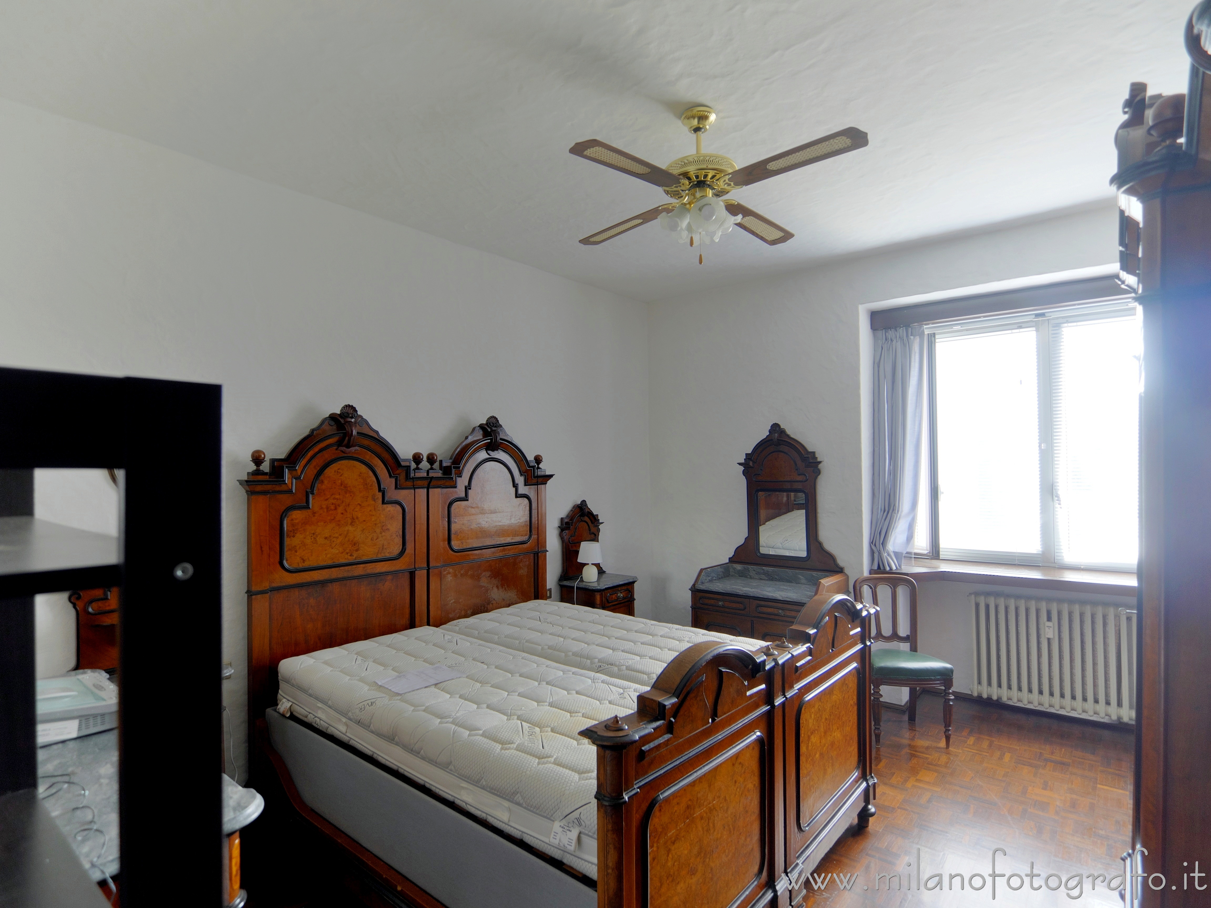 Milan (Italy) - Bed room with furniture from the early 1900s